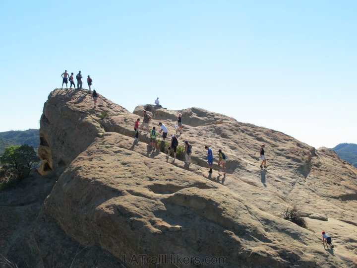 Eagle Rock from Trippet Ranch in Topanga State Park