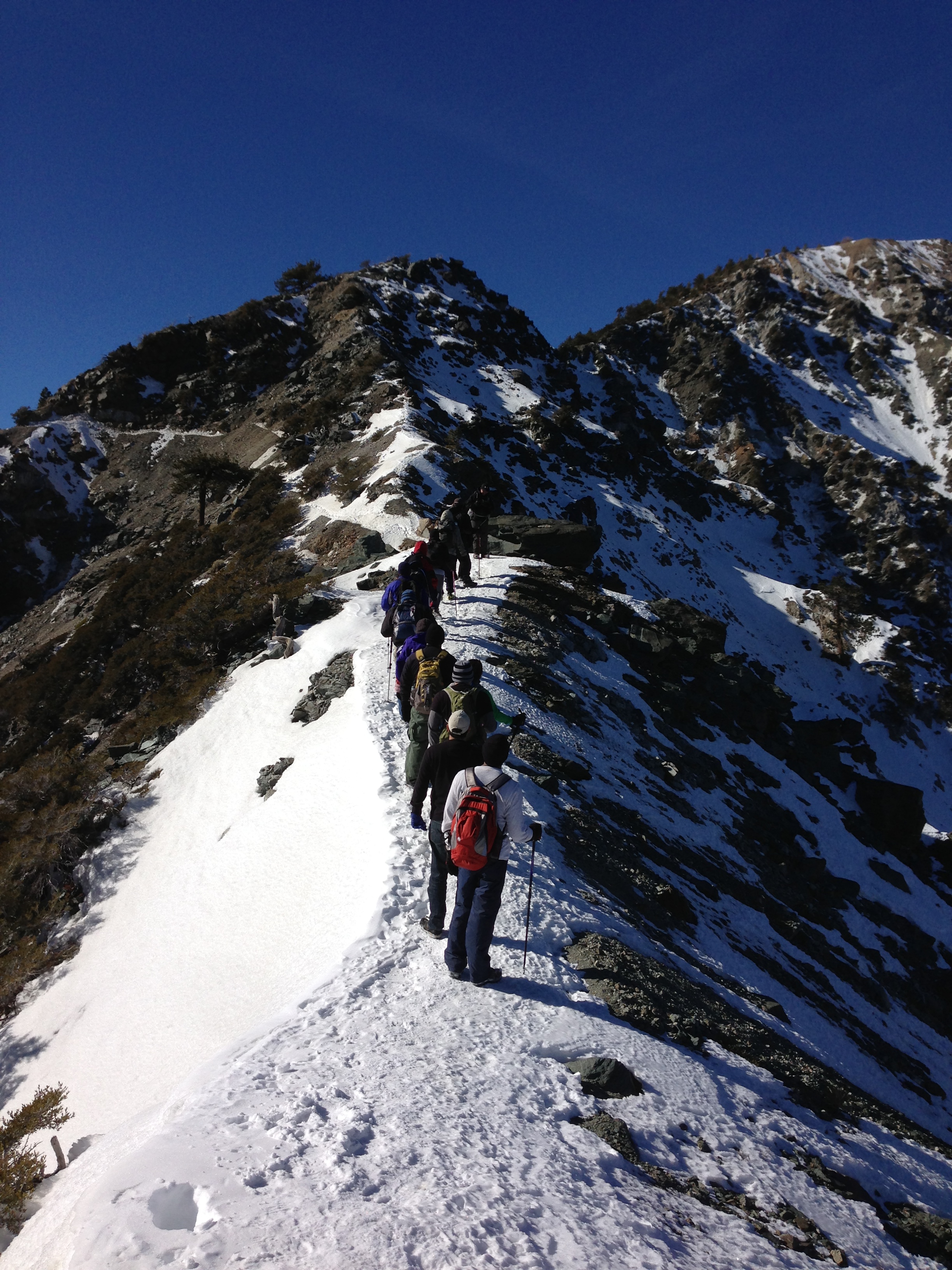 Mt Baldy - via Devil's Backbone - LA Trail Hikers