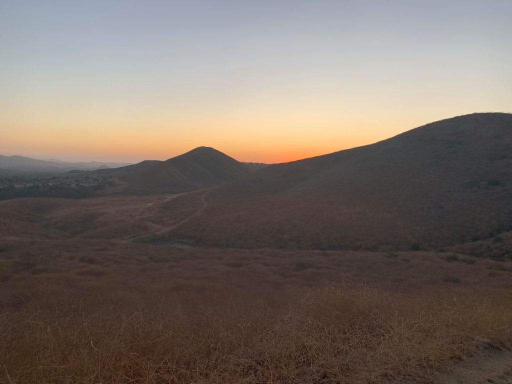 Sunrise Loop Trail shadow